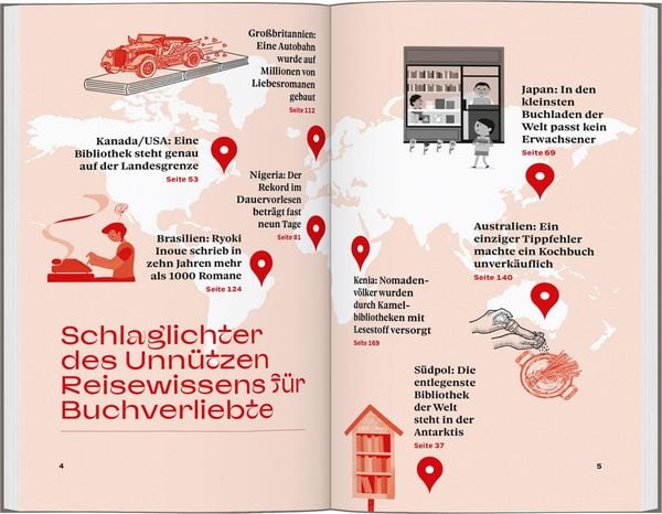 Produktbild: DUMONTs Unn&uuml;tzes Reisewissen f&uuml;r Buchverliebte