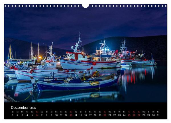 Produktbild: Peloponnes - Einladung zum Chillen (Wandkalender 2026 DIN A3 quer), CALVENDO Monatskalender
