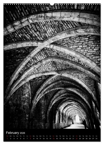 Produktbild: Journeys - Black & White (High Quality Premium Wall Calendar 2026 DIN A2 portrait),CALVENDO 12 Month Wall Calendar