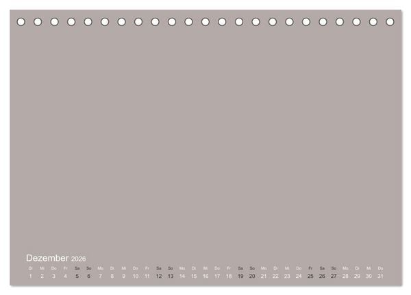 Produktbild: DIY Bastel-Kalender -Erdige Pastell Farben- Zum Selbstgestalten (Tischkalender 2026 DIN A5 quer), CALVENDO Monatskalender