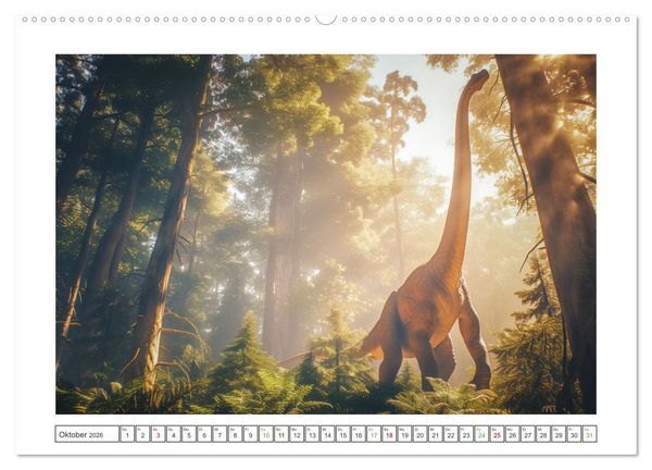 Produktbild: Giganten der Urzeit (Wandkalender 2026 DIN A2 quer), CALVENDO Monatskalender