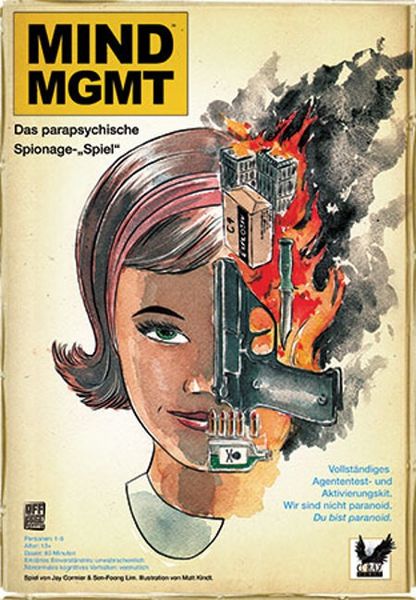 Corax Games 1027584 - Mind MGMT, Detektivspiel, Spionagespiel