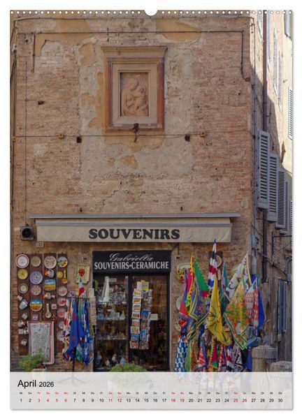 Produktbild: Siena - Die Toskana in Hochform (hochwertiger Premium Wandkalender 2026 DIN A2 hoch), Kunstdruck in Hochglanz