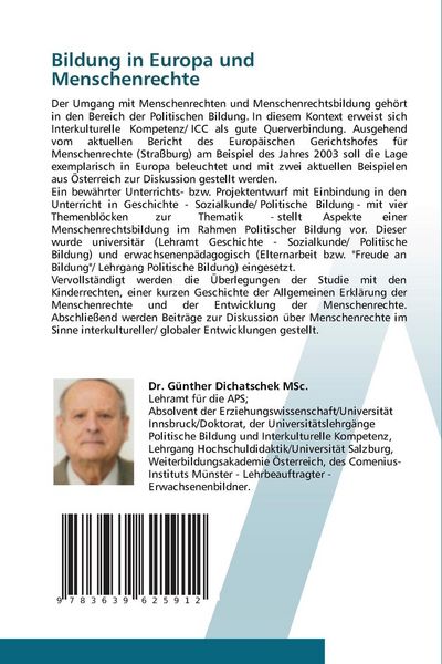 Produktbild: Bildung in Europa und Menschenrechte