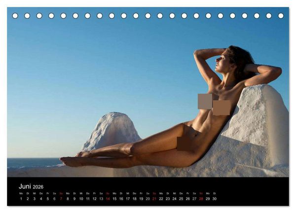 Produktbild: Landschaftsaktbilder Ibiza und Lanzarote (Tischkalender 2026 DIN A5 quer), CALVENDO Monatskalender