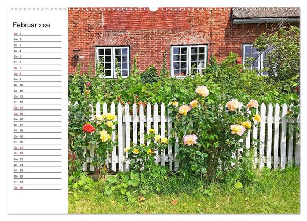 Produktbild: Hallig Hooge - Romantik Pur (hochwertiger Premium Wandkalender 2026 DIN A2 quer), Kunstdruck in Hochglanz