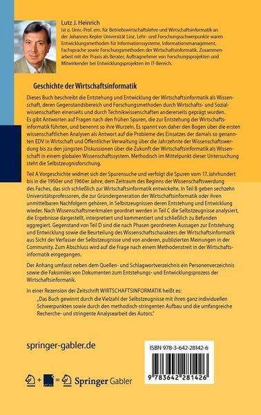 Produktbild: Geschichte der Wirtschaftsinformatik