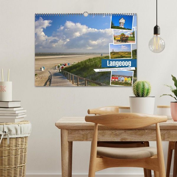 Produktbild: Langeoog 2026. Impressionen zwischen Hafen und Ostende (Wandkalender 2026 DIN A3 quer), CALVENDO Monatskalender