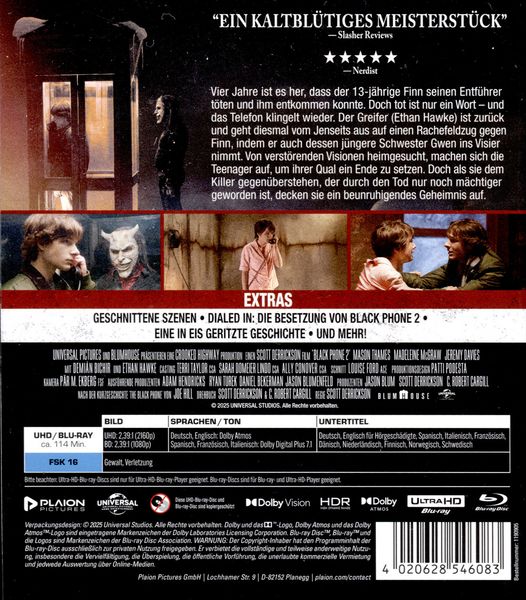 Produktbild: Black Phone 2 (4K-UHD + Blu-ray)