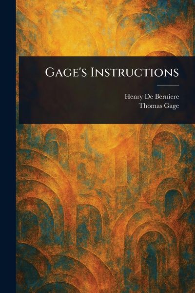 Produktbild: Gage's Instructions