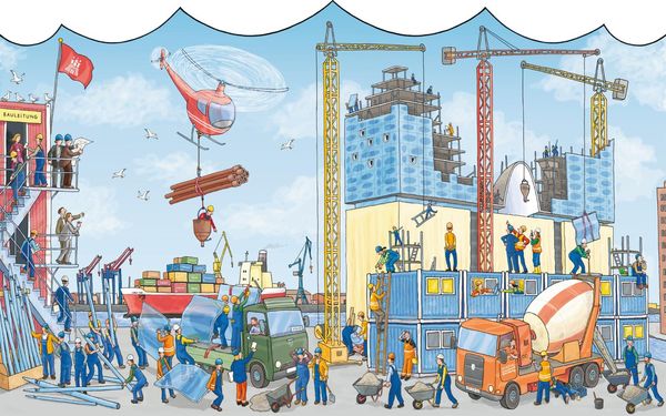 Produktbild: Mein großes Elbphilharmonie-Wimmelbuch