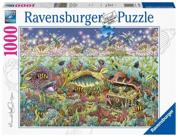 Puzzle Ravensburger Dämmerung im Unterwasserreich 1000 Teile