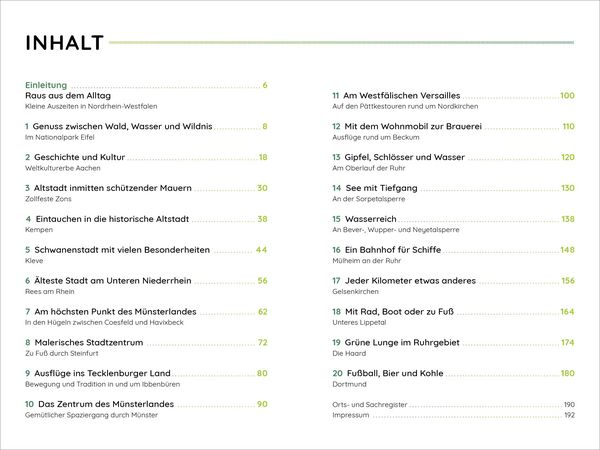 Produktbild: Kleine Auszeiten in NRW