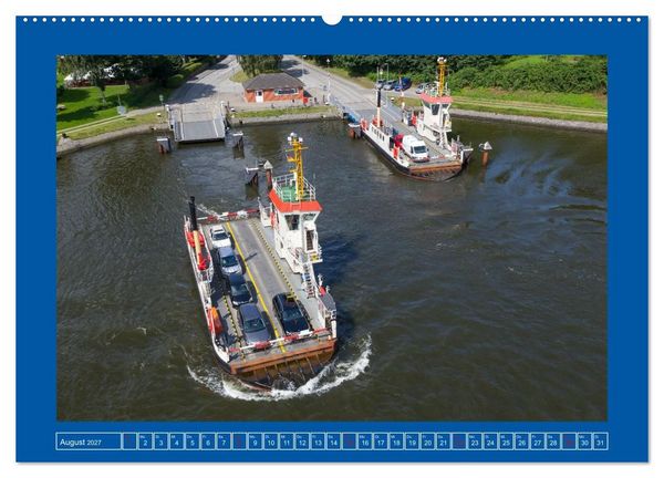 Produktbild: Unterwegs auf dem Nord-Ostsee-Kanal (hochwertiger Premium Wandkalender 2027 DIN A2 quer), Kunstdruck in Hochglanz