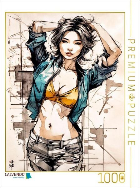 CALVENDO Puzzle Meredith | 1000 Teile Lege-Größe 64x48cm Foto-Puzzle für glückliche Stunden