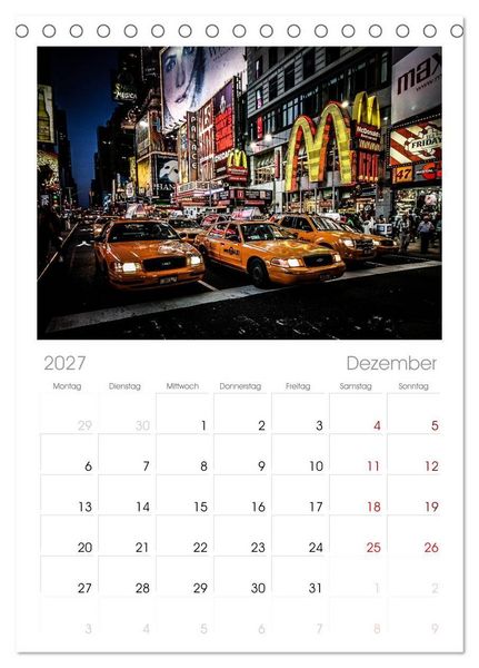 Produktbild: Tischplaner 2027 - New York feeling (A5 Tischkalender zum Aufstellen) CALVENDO