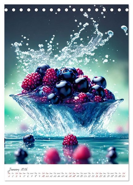 Produktbild: An ocean of freshness (Desk Calendar 2026 DIN A5 portrait), CALVENDO 12 Month DeskCalendar