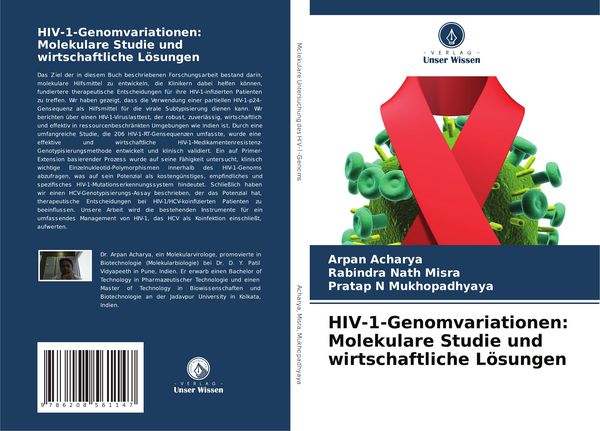 Produktbild: HIV-1-Genomvariationen: Molekulare Studie und wirtschaftliche L&ouml;sungen
