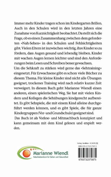 Produktbild: Sehspiele f&uuml;r Schuki (Schul- und Vorschulkinder)