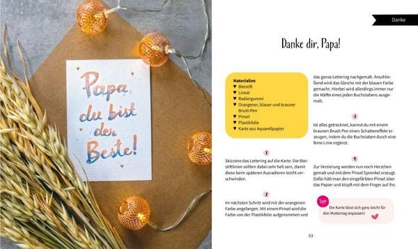 Produktbild: Handlettering! Gru&szlig;karten