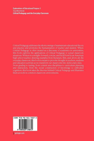 Produktbild: Critical Pedagogy and the Everyday Classroom
