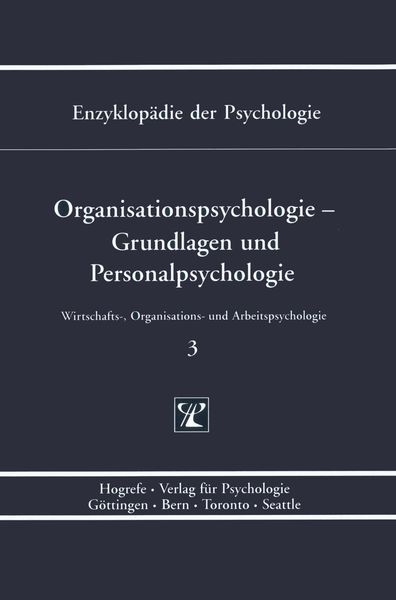 Produktbild: Organisationspsychologie - Grundlagen und Personalpsychologie