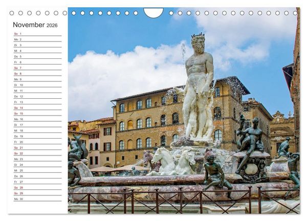 Produktbild: Florenz - Impressionen (Wandkalender 2026 DIN A4 quer), CALVENDO Monatskalender