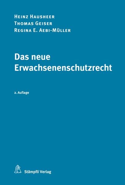 Produktbild: Das neue Erwachsenenschutzrecht