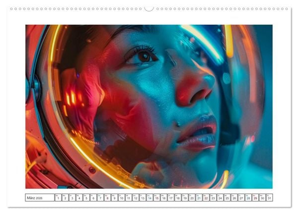 Produktbild: Galaktische Abenteuer (Wandkalender 2026 DIN A2 quer), CALVENDO Monatskalender