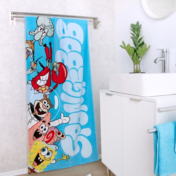 Produktbild: Klaus Hering 6175210516 - Spongebob Badetuch, Spongebob , 75x150cm