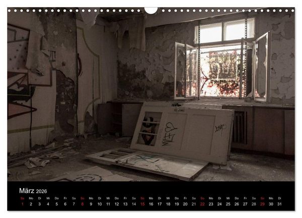 Produktbild: Verlassene Orte. Alter Postbahnhof Leipzig (Wandkalender 2026 DIN A3 quer), CALVENDO Monatskalender