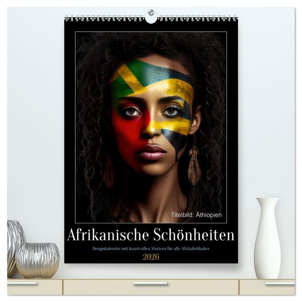 Produktbild: Afrikanische Sch&ouml;nheiten (hochwertiger Premium Wandkalender 2026 DIN A2 hoch), Kunstdruck in Hochglanz