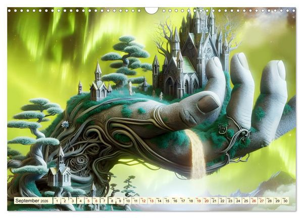 Produktbild: Nature Genesis - The hand of life (Wall Calendar 2026 DIN A3 landscape), CALVENDO 12 Month Wall Calendar