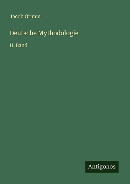 Produktbild: Deutsche Mythodologie