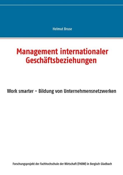 Produktbild: Management internationaler Gesch&auml;ftsbeziehungen