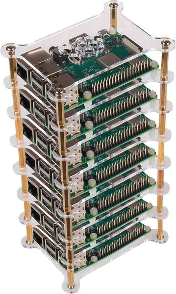 Produktbild: Joy-it RB-Case+19 SBC-Geh&auml;use Passend f&uuml;r (Entwicklungskits): Raspberry Pi&reg; Acrylglas klar