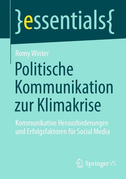 Produktbild: Politische Kommunikation zur Klimakrise