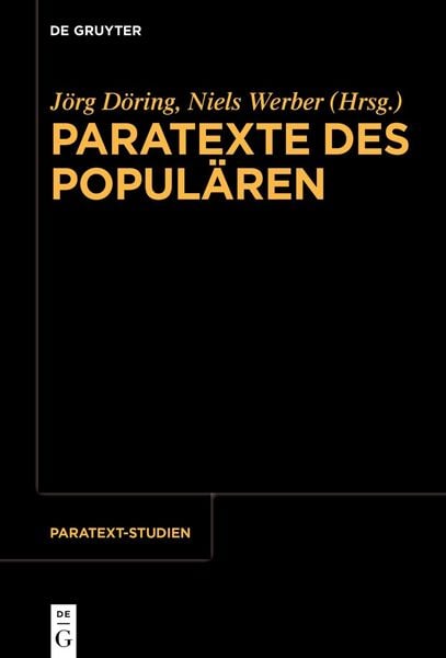 Produktbild: Paratexte des Popul&auml;ren