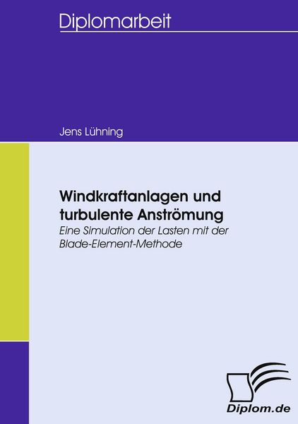 Produktbild: Windkraftanlagen und turbulente Anstr&ouml;mung