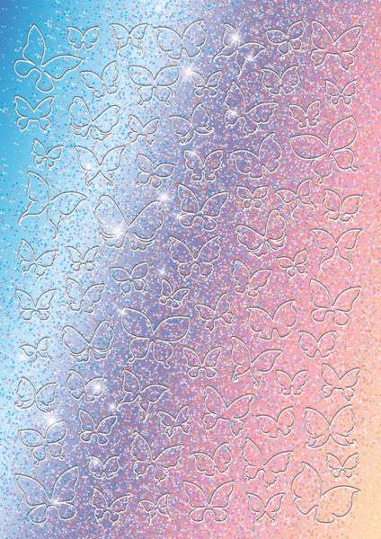 Produktbild: Brunnen Hausaufgabenheft Magic Butterfly &brvbar; A5, 48 Blatt, rosarot/lila