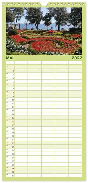 Produktbild: Familienplaner 2027 - Zauberhaftes Opatija mit 5 Spalten (Wandkalender, 21 x 45 cm) CALVENDO