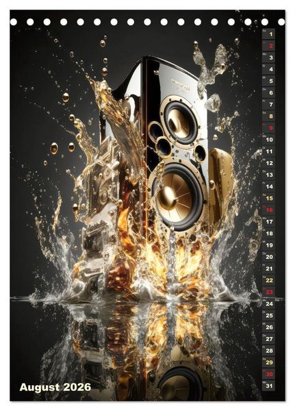 Produktbild: LAUT STARK EXPLOSIV (Tischkalender 2026 DIN A5 hoch), CALVENDO Monatskalender