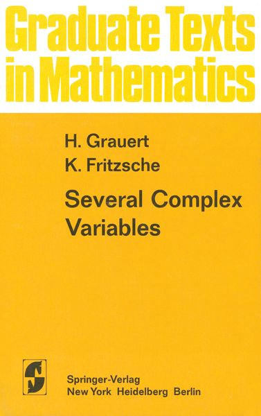 Produktbild: Several Complex Variables