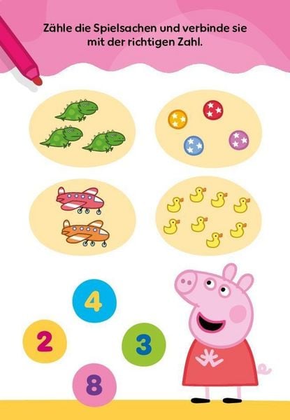 Produktbild: Peppa Pig R&auml;tselkarten: Labyrinthe, Fehlersuche, Z&auml;hlen u. v. m.
