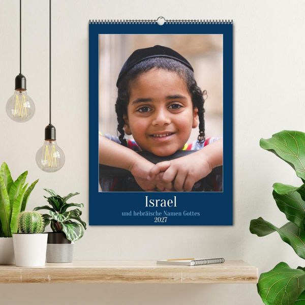 Produktbild: Israel und hebr&auml;ische Namen Gottes (Wandkalender 2027 DIN A2 hoch), CALVENDO Monatskalender
