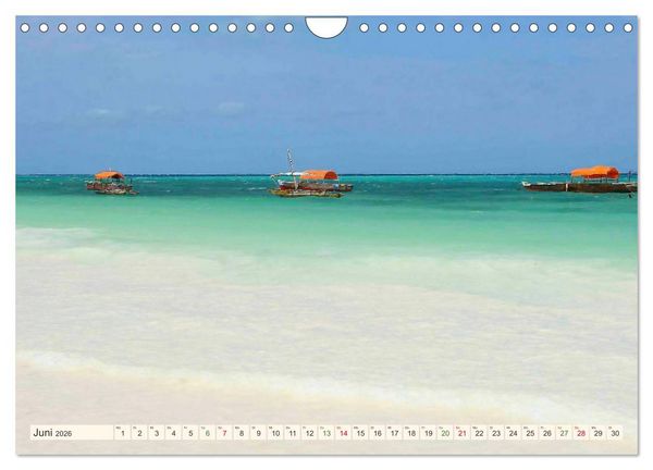 Produktbild: Ostafrikas Traumlandschaften. Kenia - Tansania - Sansibar - &Auml;thiopien (Wandkalender 2026 DIN A4 quer), CALVENDO Monatskalender
