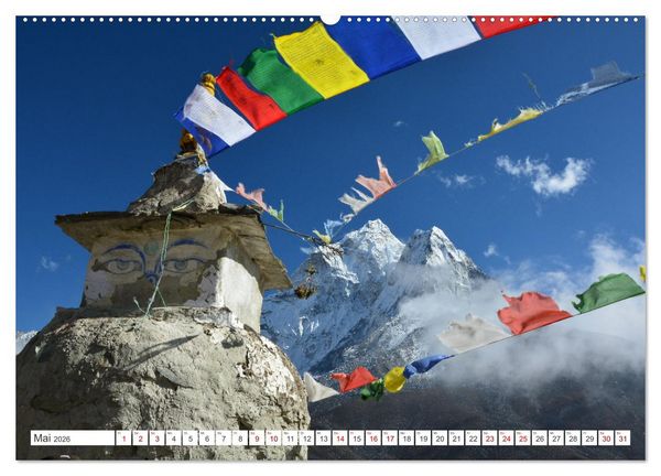 Produktbild: Im Reich des Sagarmatha (hochwertiger Premium Wandkalender 2026 DIN A2 quer), Kunstdruck in Hochglanz