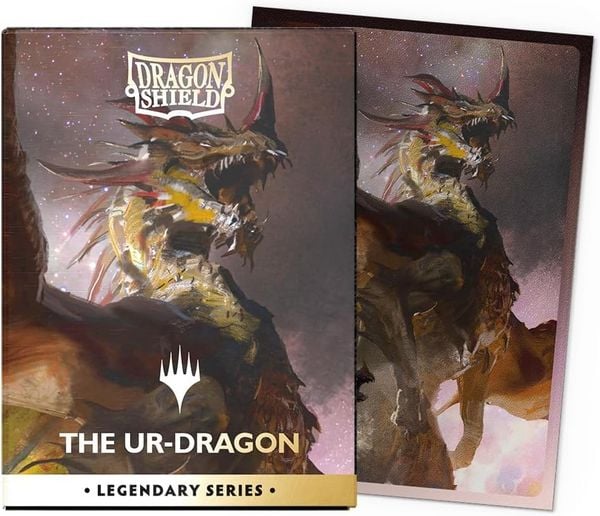 Pegasus ART16506 - Dragon Shield: The Ur-Dragon, Legendary Series, 100 Dual Matte Art Sleeves