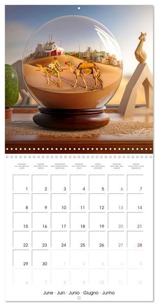 Produktbild: Small world in the glas sphere (Wall Calendar 2026 12 &times; 12 Inch) CALVENDO 12 Month Wall Calendar