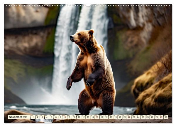 Produktbild: Small and large bears (Wall Calendar 2026 DIN A2 landscape), CALVENDO 12 Month Wall Calendar
